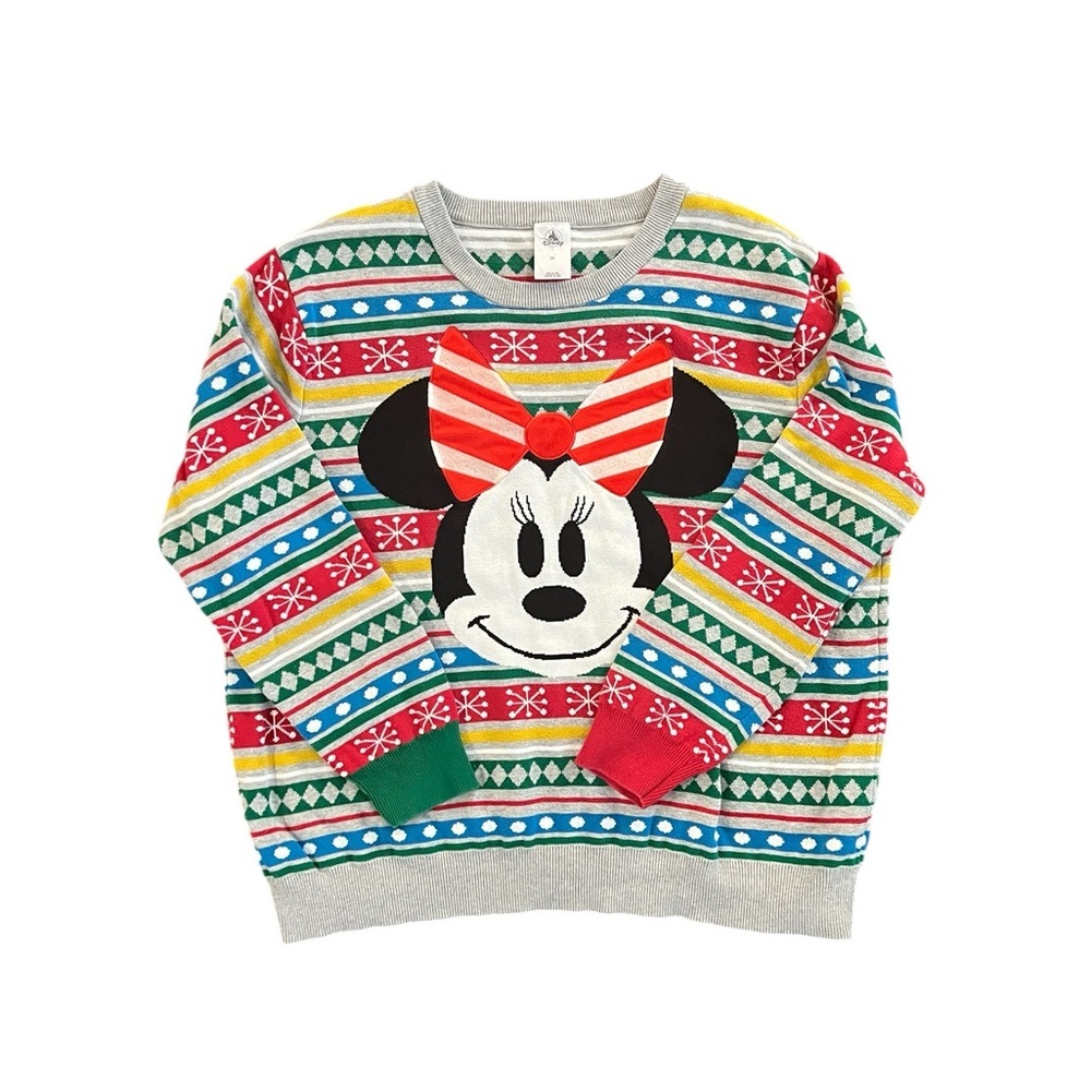 Disney Store 2018 Minnie Mouse Christmas Sweater Size XXL